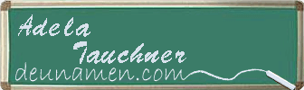 Adela Tauchner Visitenkarte